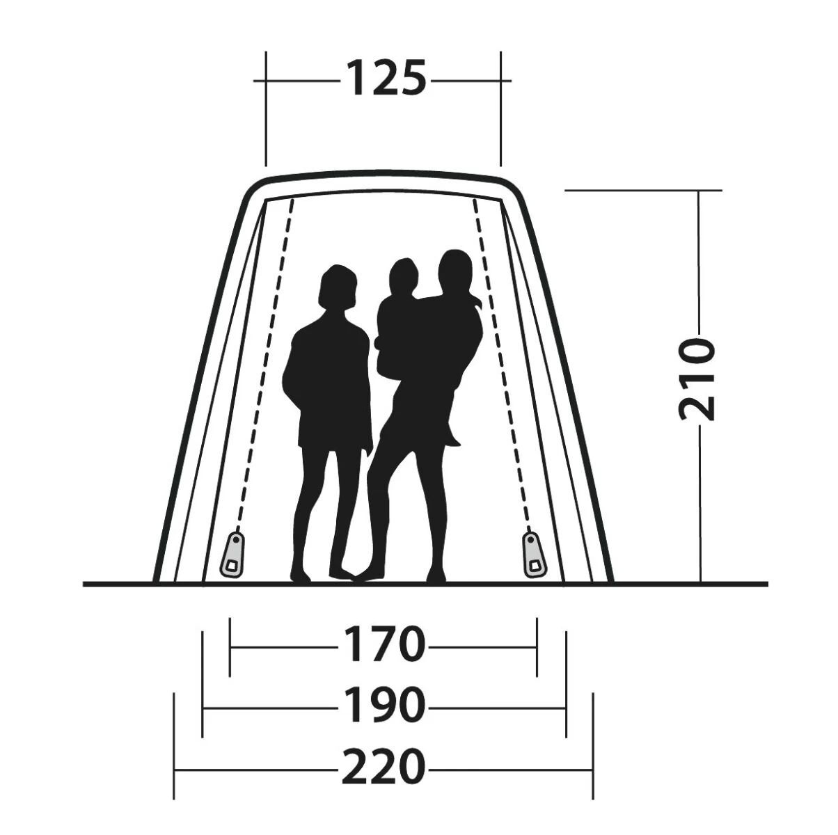 Outwell Sandcrest S Awning - Image 3