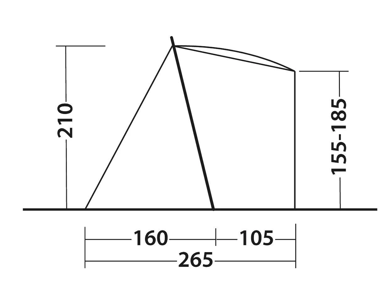 Outwell Sandcrest S Awning - Image 4