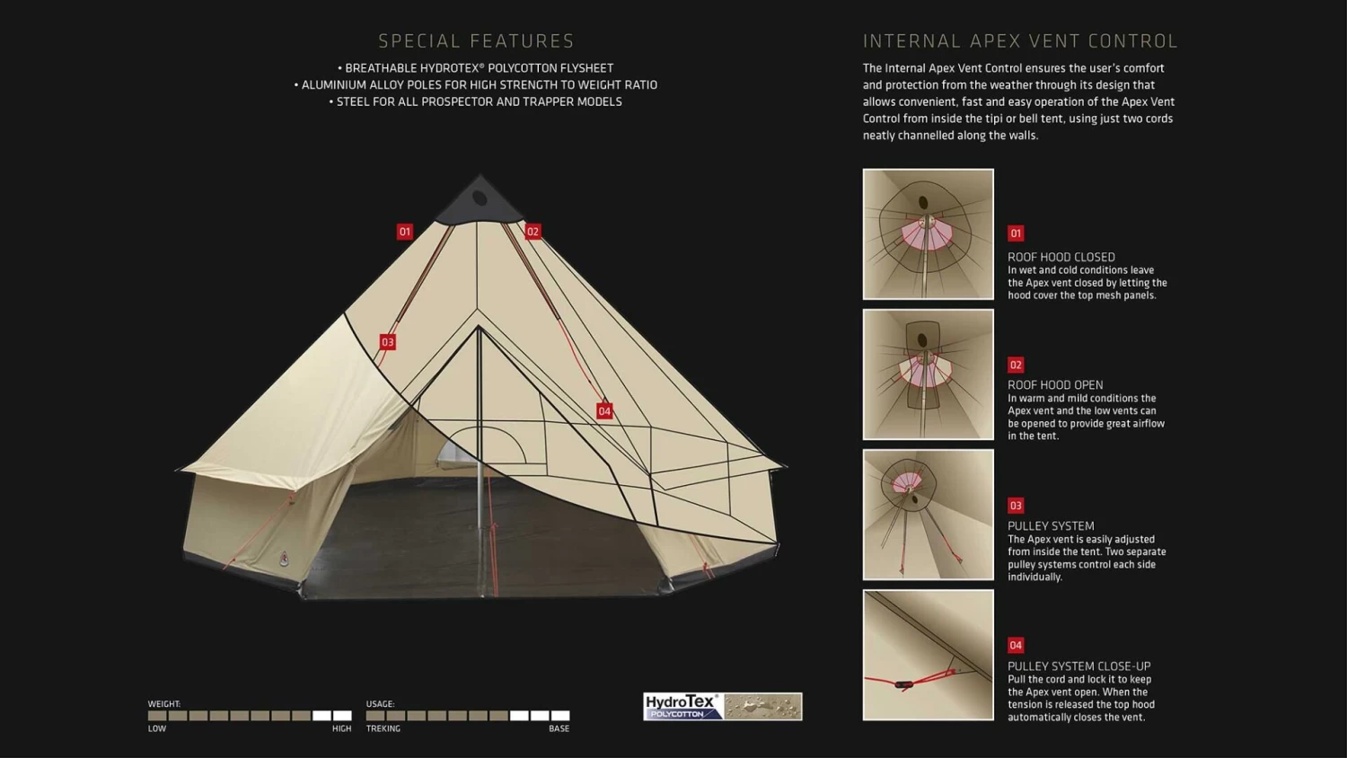 Robens Klondike Grande Tipi Tent (2023) - Image 6
