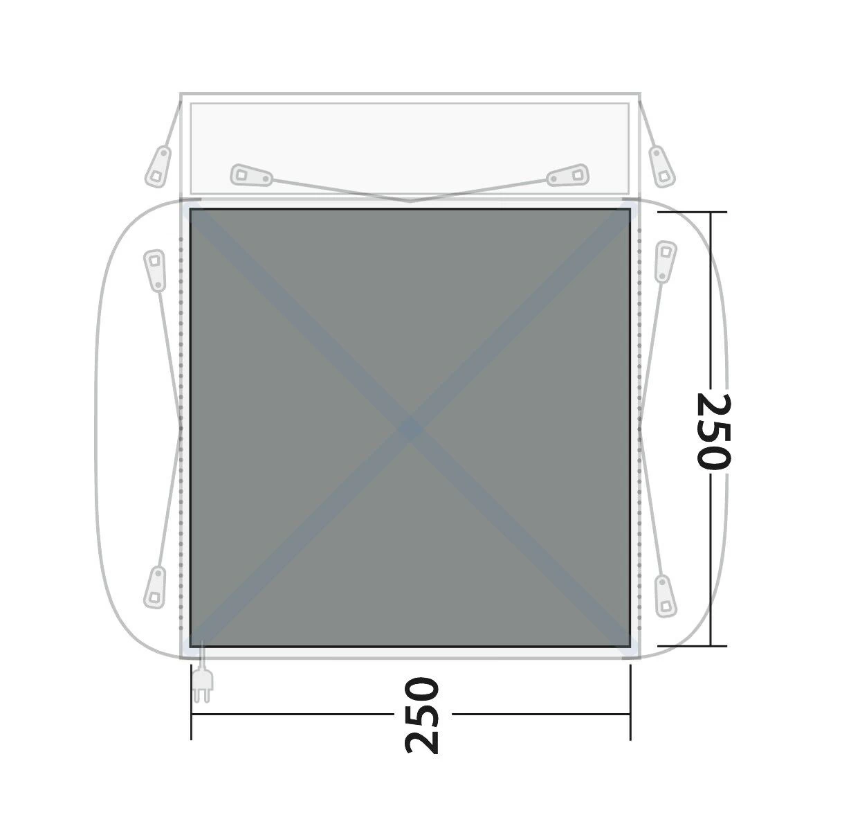 Outwell Milestone / Dash Flat Woven Carpet - Image 2