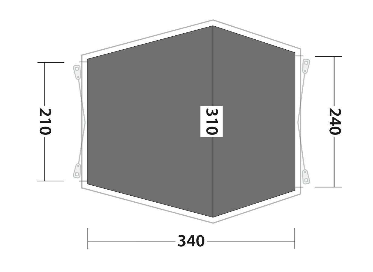 Outwell Woodcrest Footprint Groundsheet - Image 2