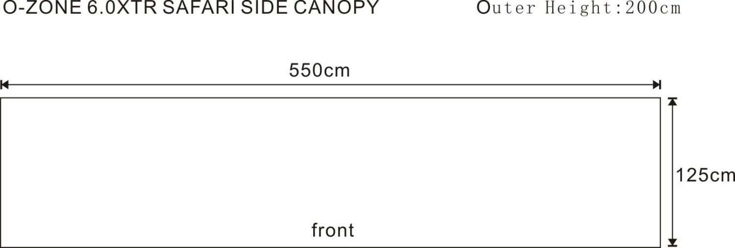 Outdoor Revolution O-Zone 6.0xtr Safari Side Sun Wing - Image 5