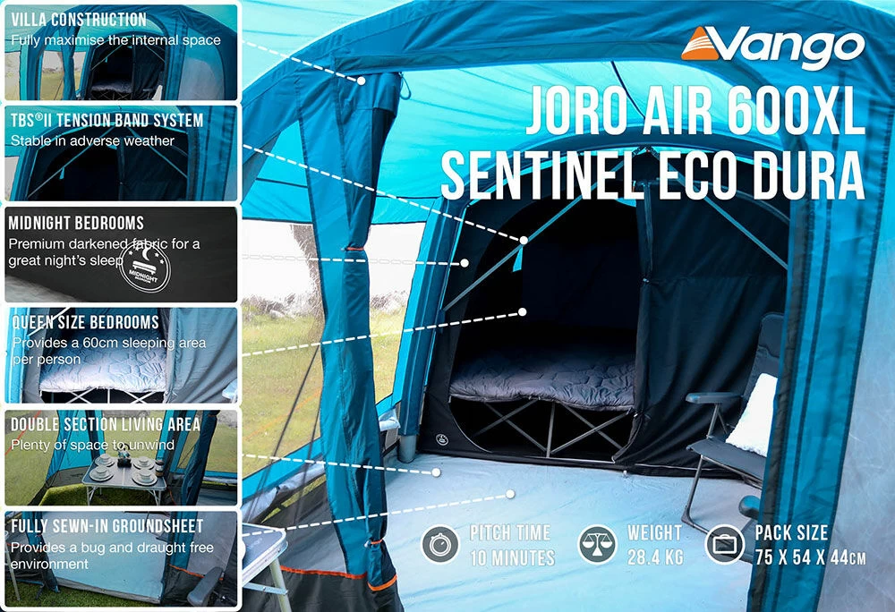 Vango Airbeam Vango Joro Air 600xl Dura Tent (2023) - Image 6