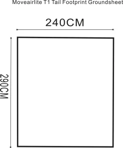 Outdoor Revolution Movelite T1 Tail Footprint