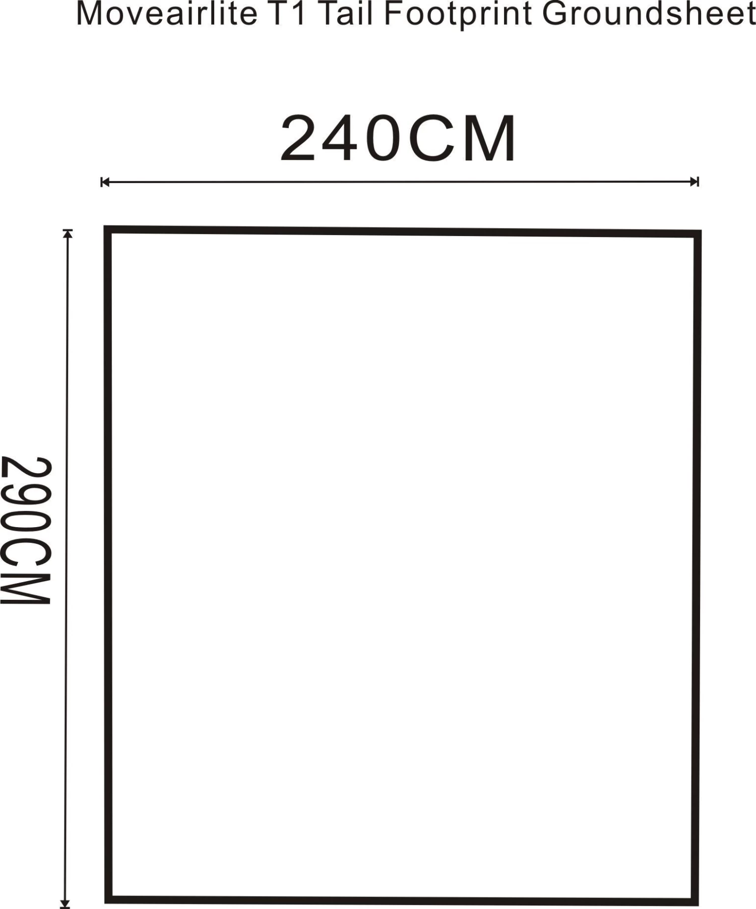 Outdoor Revolution Movelite T1 Tail Footprint