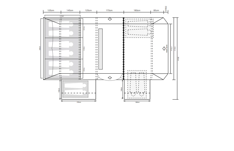 Outdoor Revolution O-Zone 8.0 Safari Lodge Tent - Image 4