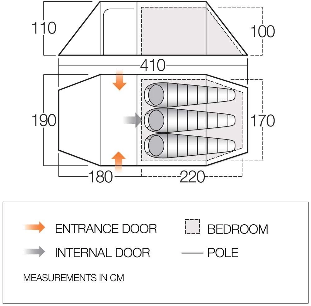 Vango Scafell 300+ Tent (2023) - Image 2