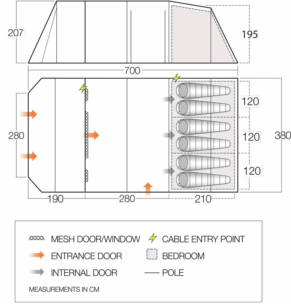 Vango Stargrove II 600xl Poled Tent (2022) - Image 2